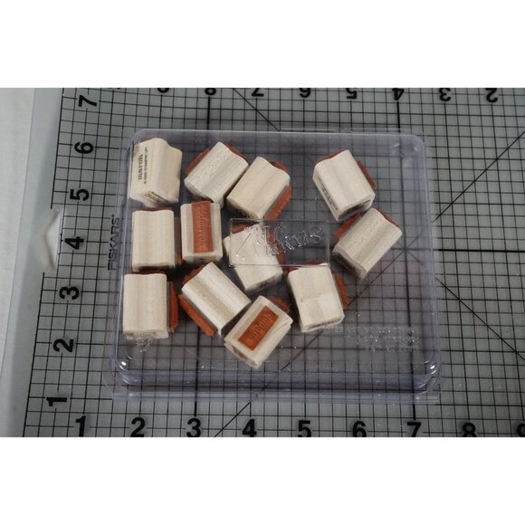 Stampin' Up! "Day-to-Day Flexible Phrases" Mounted Stamp Set 2005 - Picture 9 of 11